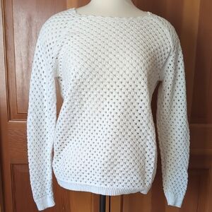 White Knit Women's Sweater